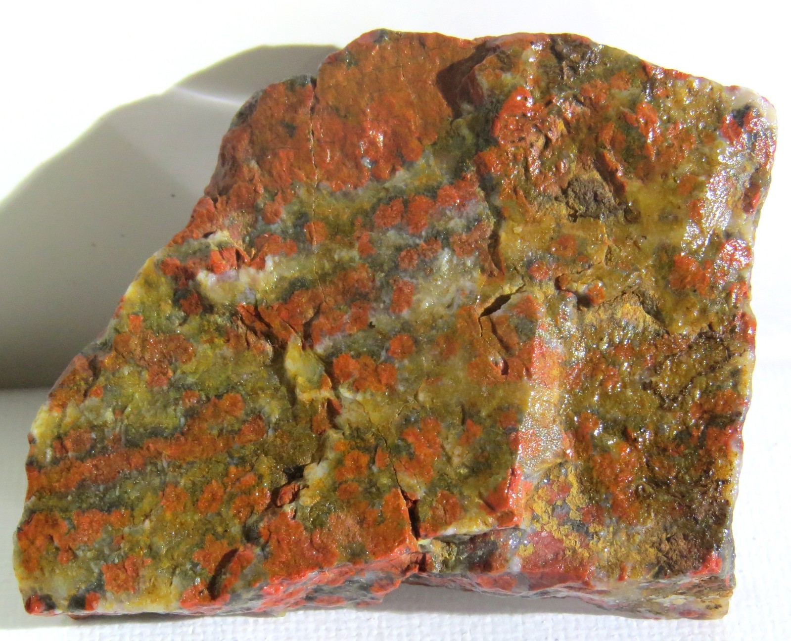 MORGAN HILL POPPY JASPER STONE 2 OZ. ROUGH