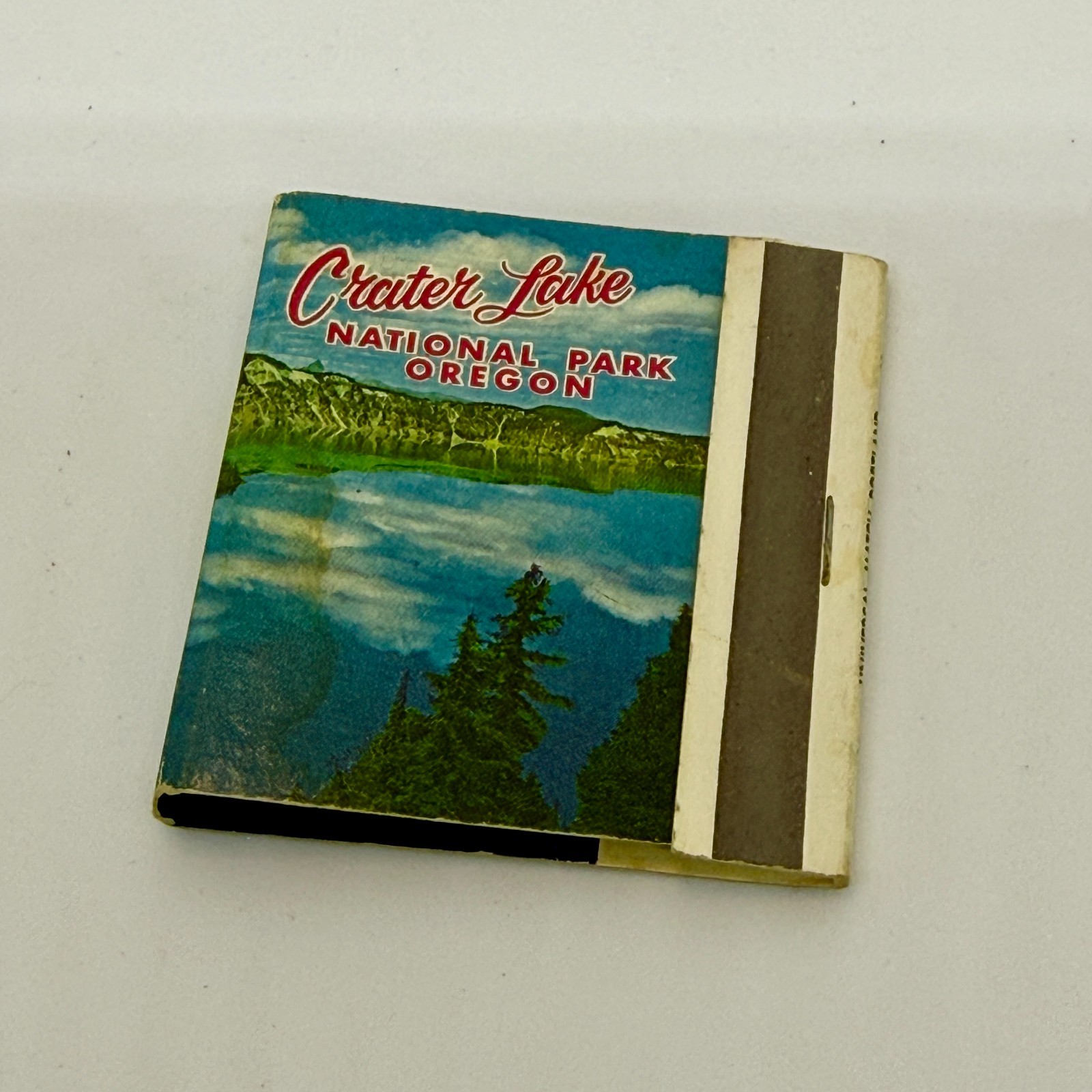 Vintage Crater Lake Lodge, Oregon, Matchbook — Unstruck