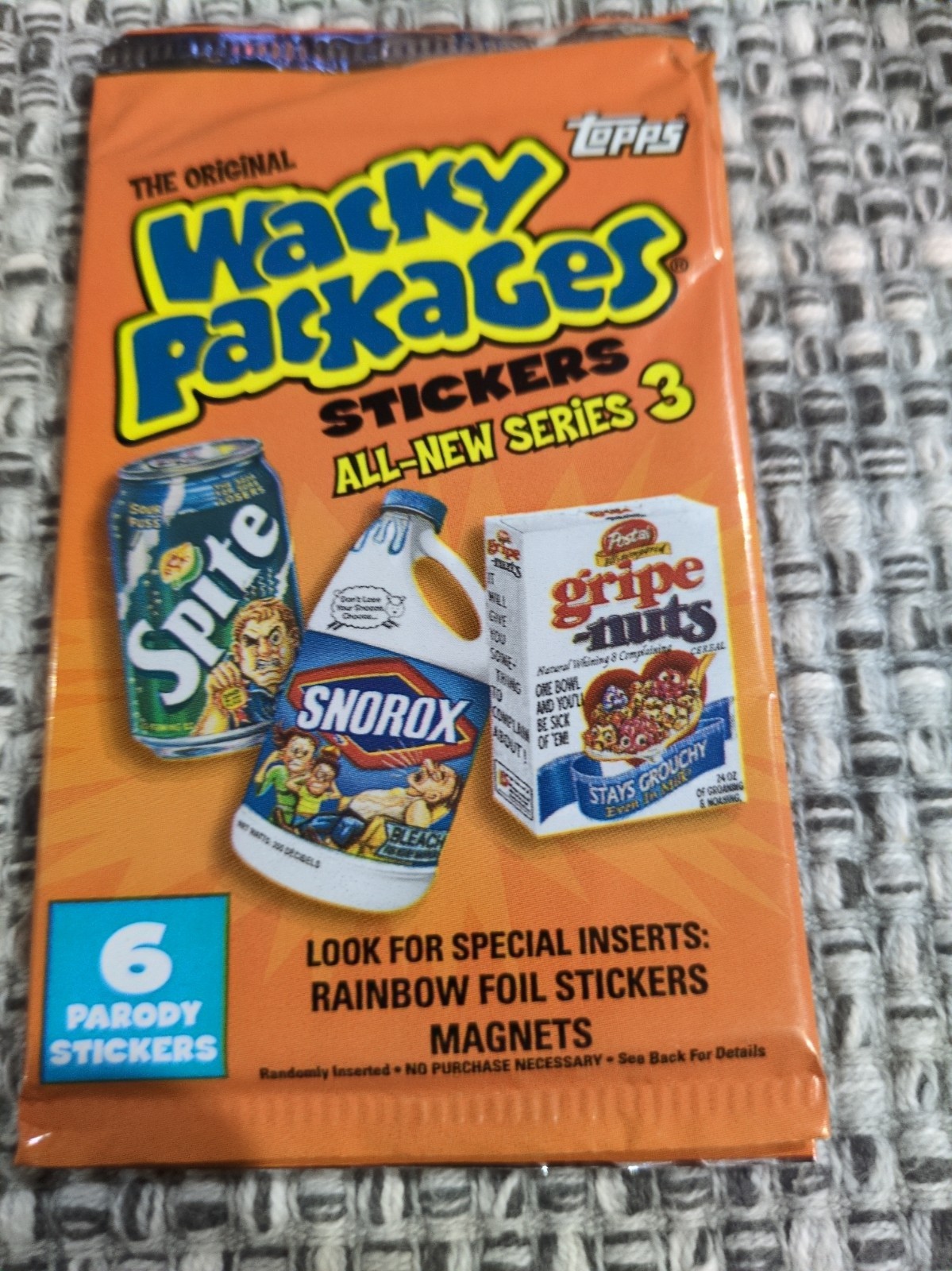 2006 Wacky Packages Stickers Series 3 6 Parody Stickers