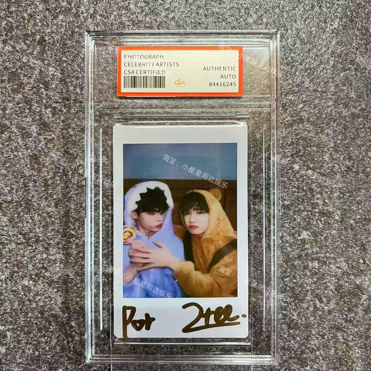 Teeteepor Autograph Photos Signature 3 Inch Collection Gift Teeteepor 亲笔签名小卡认证
