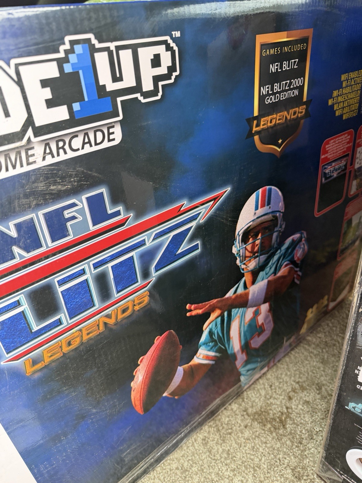 ARCADE 1UP NFL BLITZ (NEW GOLD SEAL) - Football Arcade -4.99 Shipping 48 States
