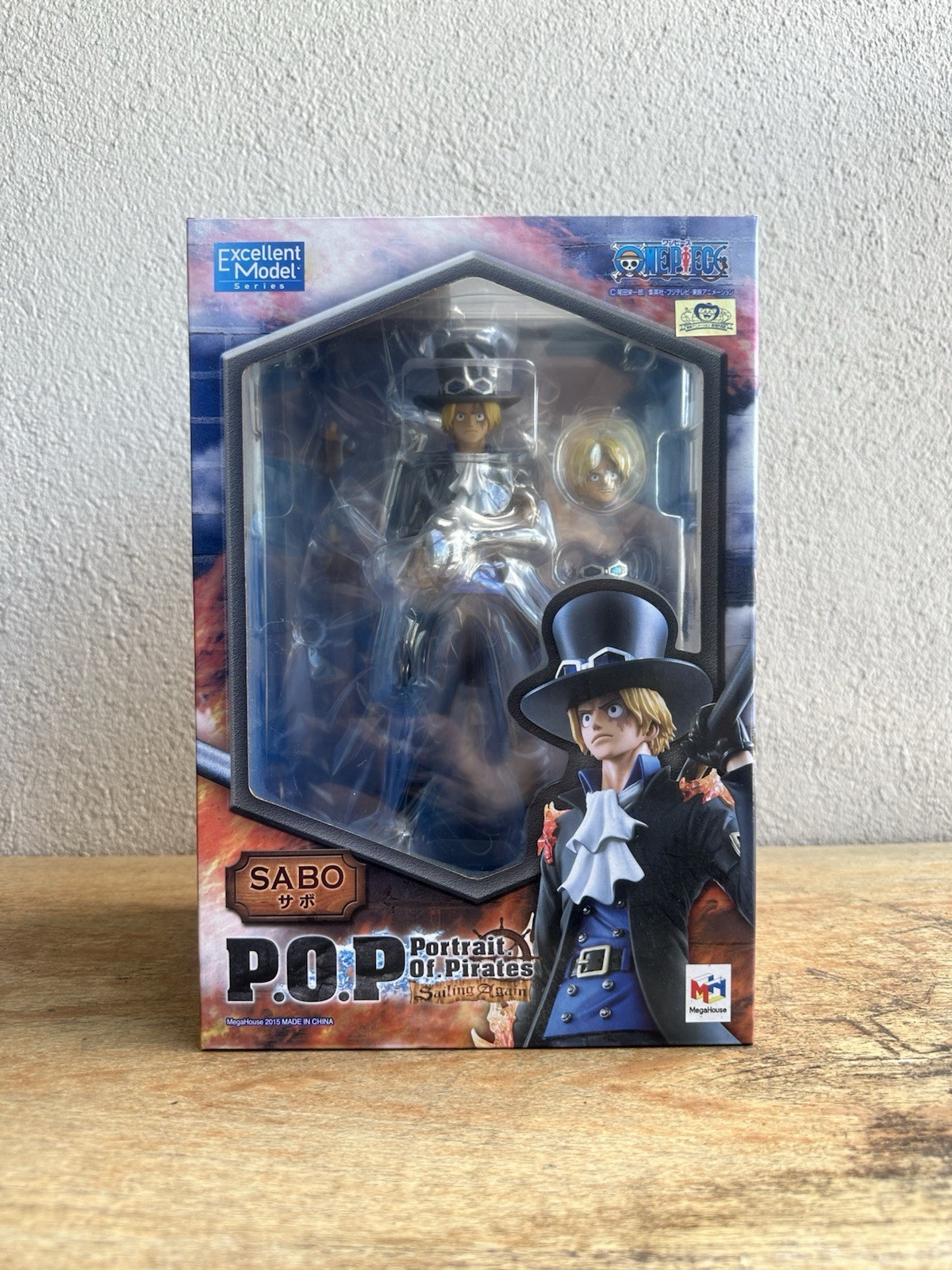 2015 One Piece P.O.P Portrait Of Pirates Sailing Again Sabo 1/8 Scale Model