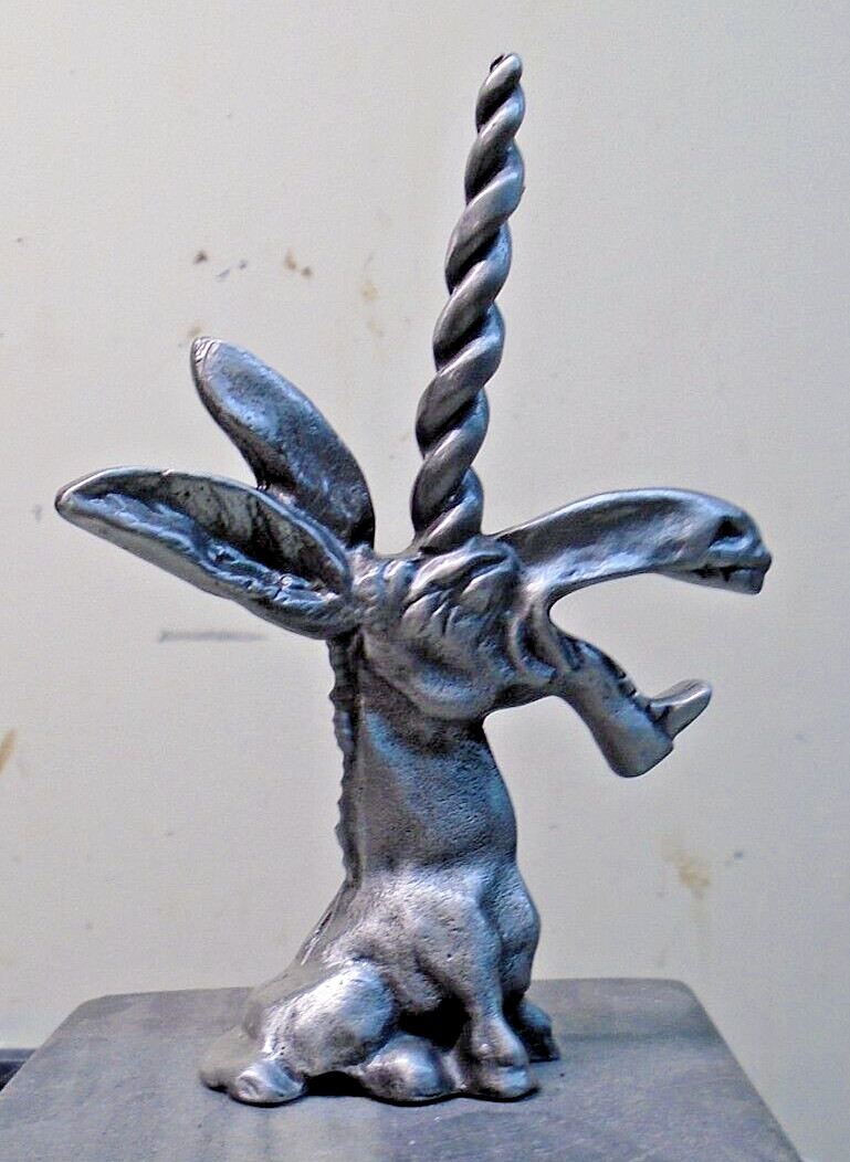 rare unicorn legendary creature ratrod hotrod car hood ornament