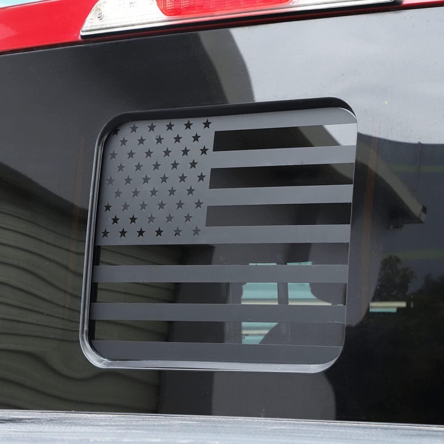 Zxiaochun Rear Middle Window American Flag Decal for Ford F150 F250 F350 2015-20
