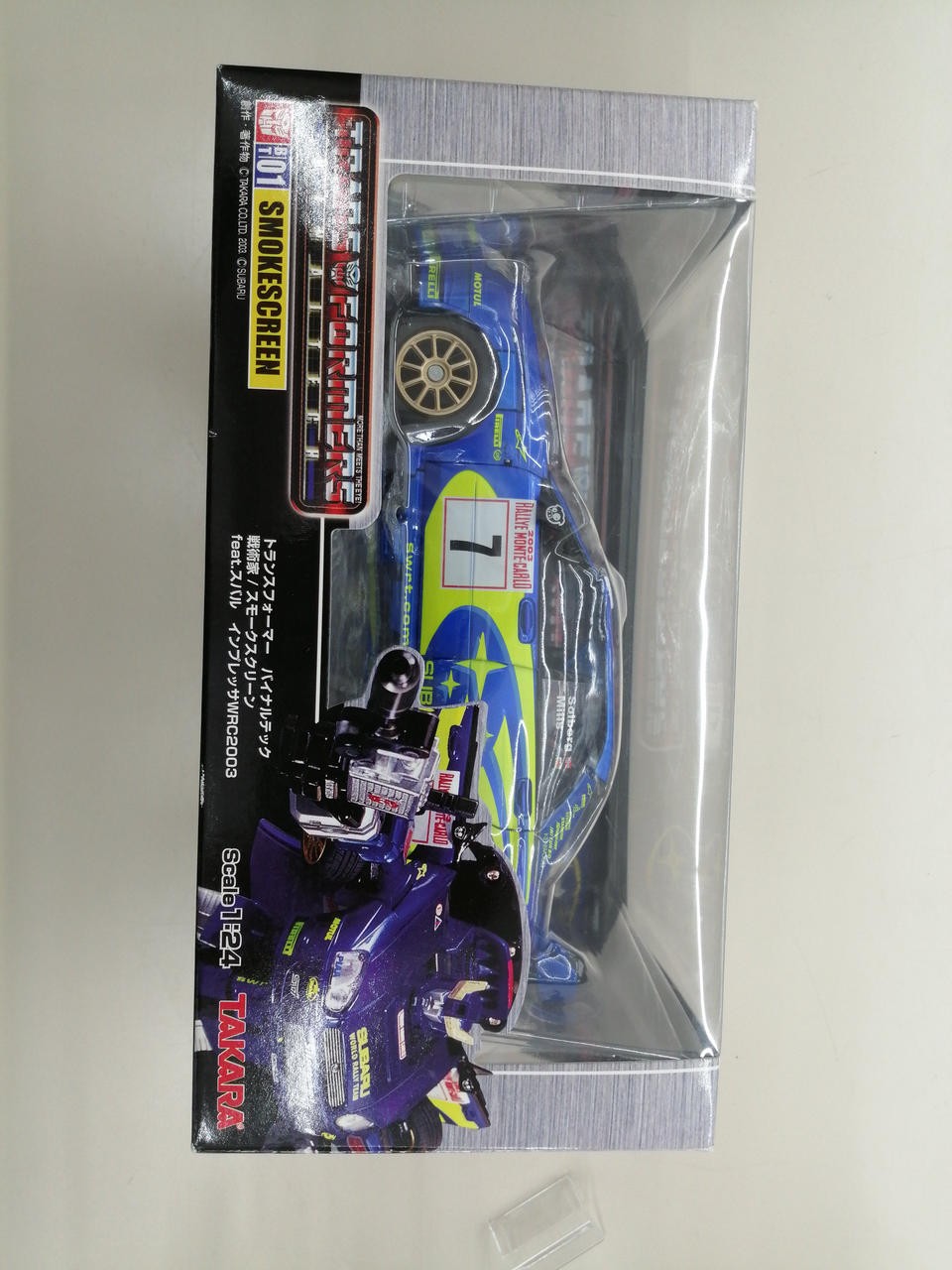 TAKARA Transformers Vinaltech Subaru Impreza WRC 2003 Model Car