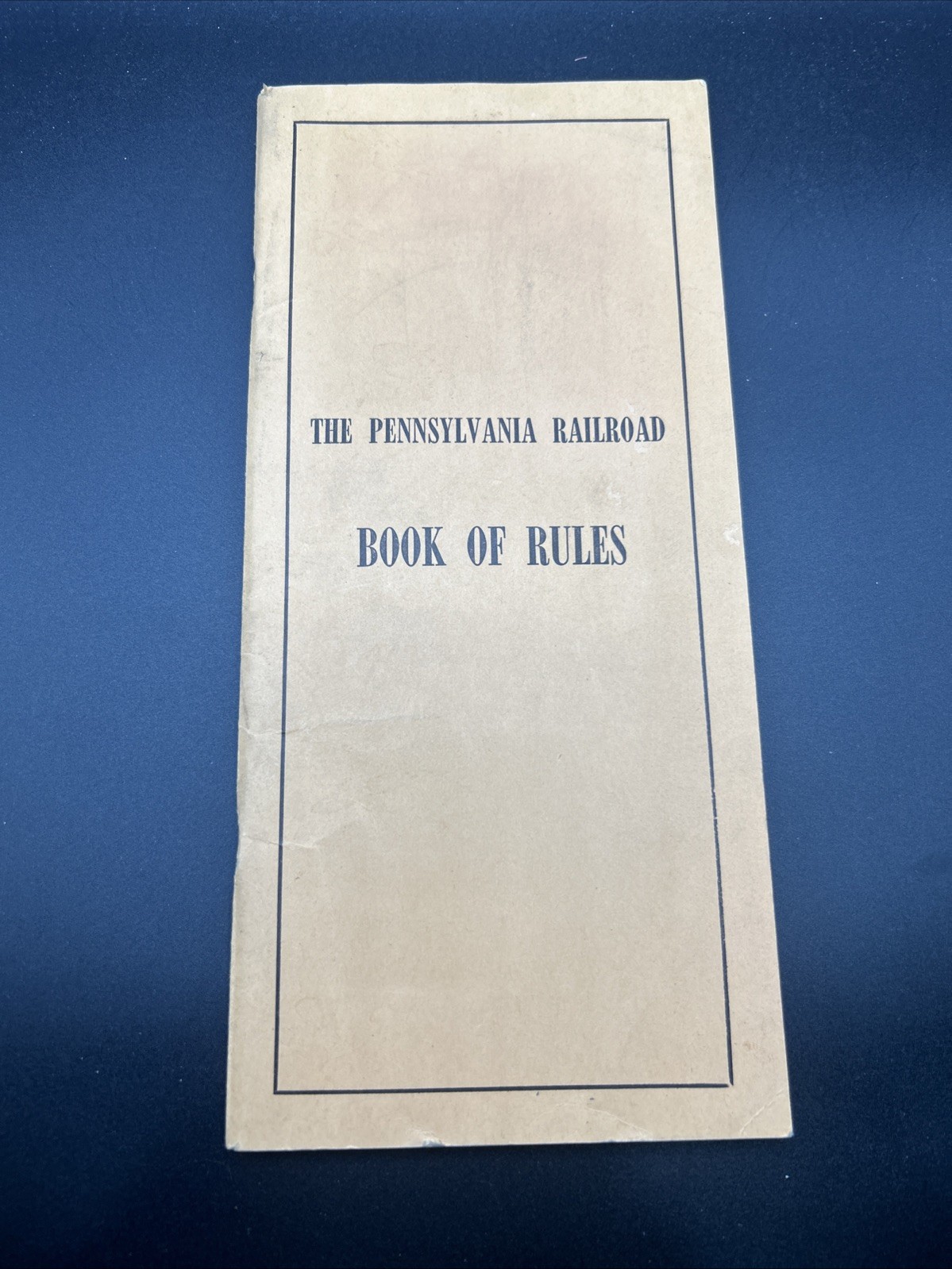 SEPTEMBER 1949 PRR PENNSYLVANIA RAILROAD BOOK OF RULES  