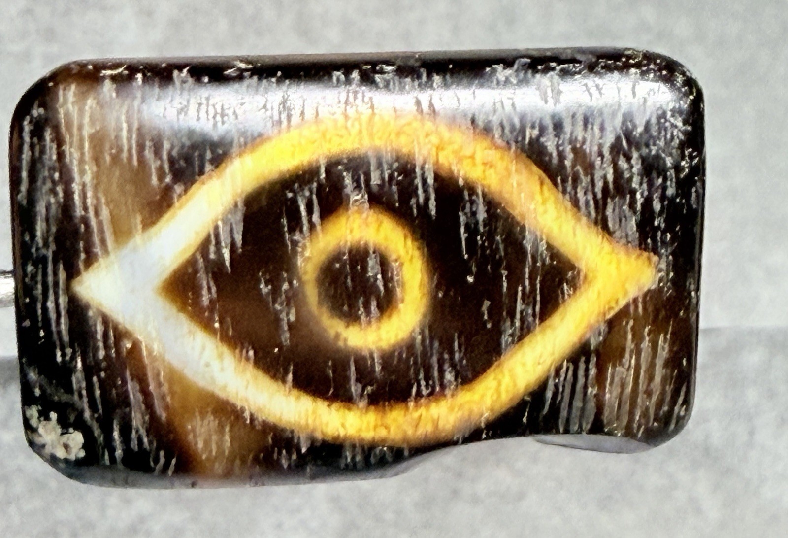 💫Tibetan Old Agate Phoenix Eye Heaven  DZI Bead, Dragon Claw Marks, Talisman🔥✨