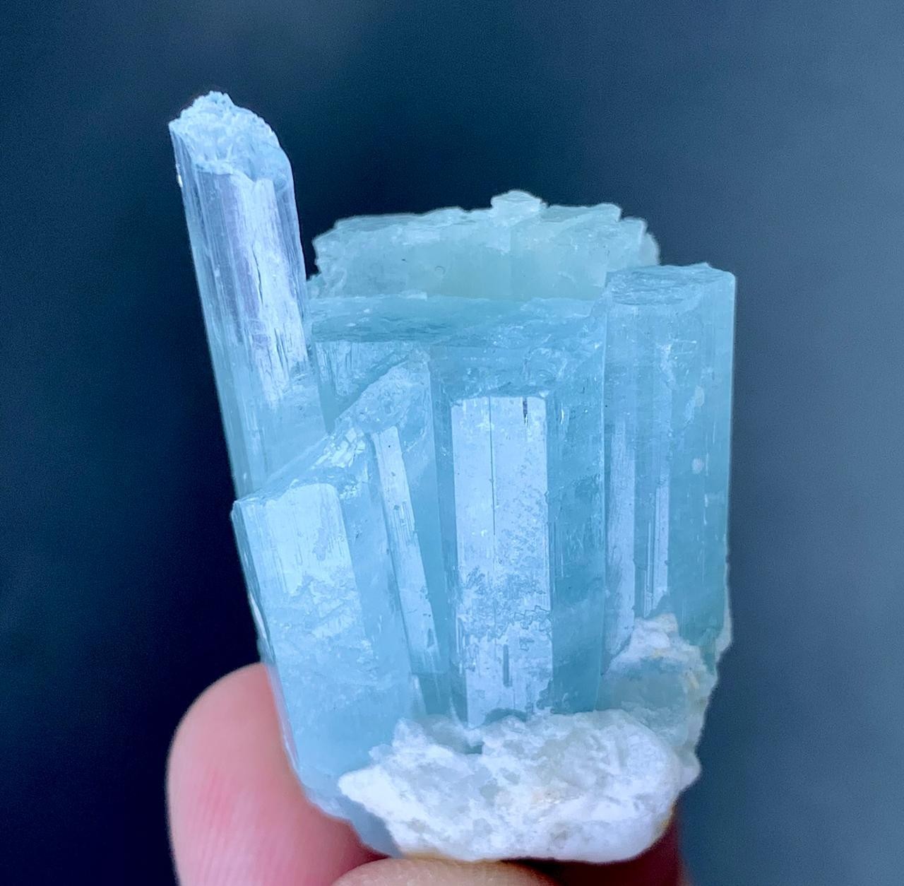 122  Carat Aquamarine Crystal Specimen From Pakistan 