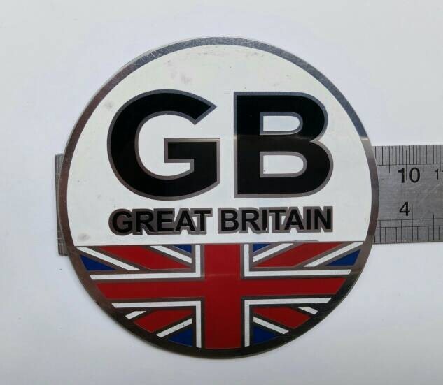 Vintage Emblem Ves pa G B GREAT BRIT IAN Flag Br itish Badge Placca LG455