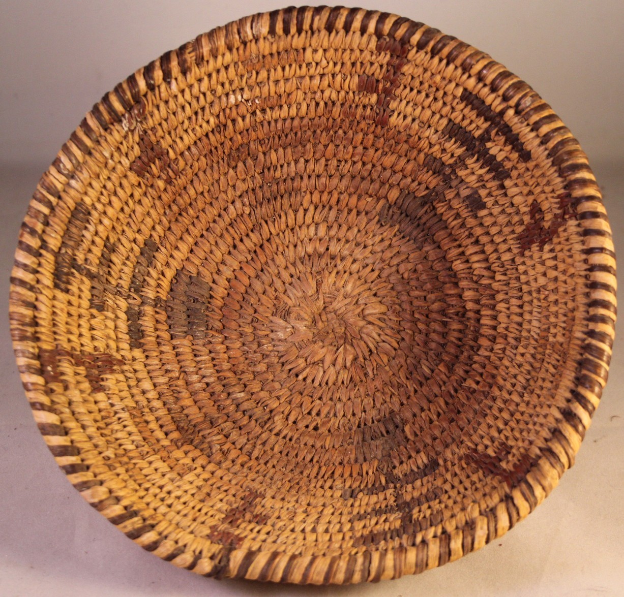 Vintage Tohono O'Ohdam Polychrome Basket