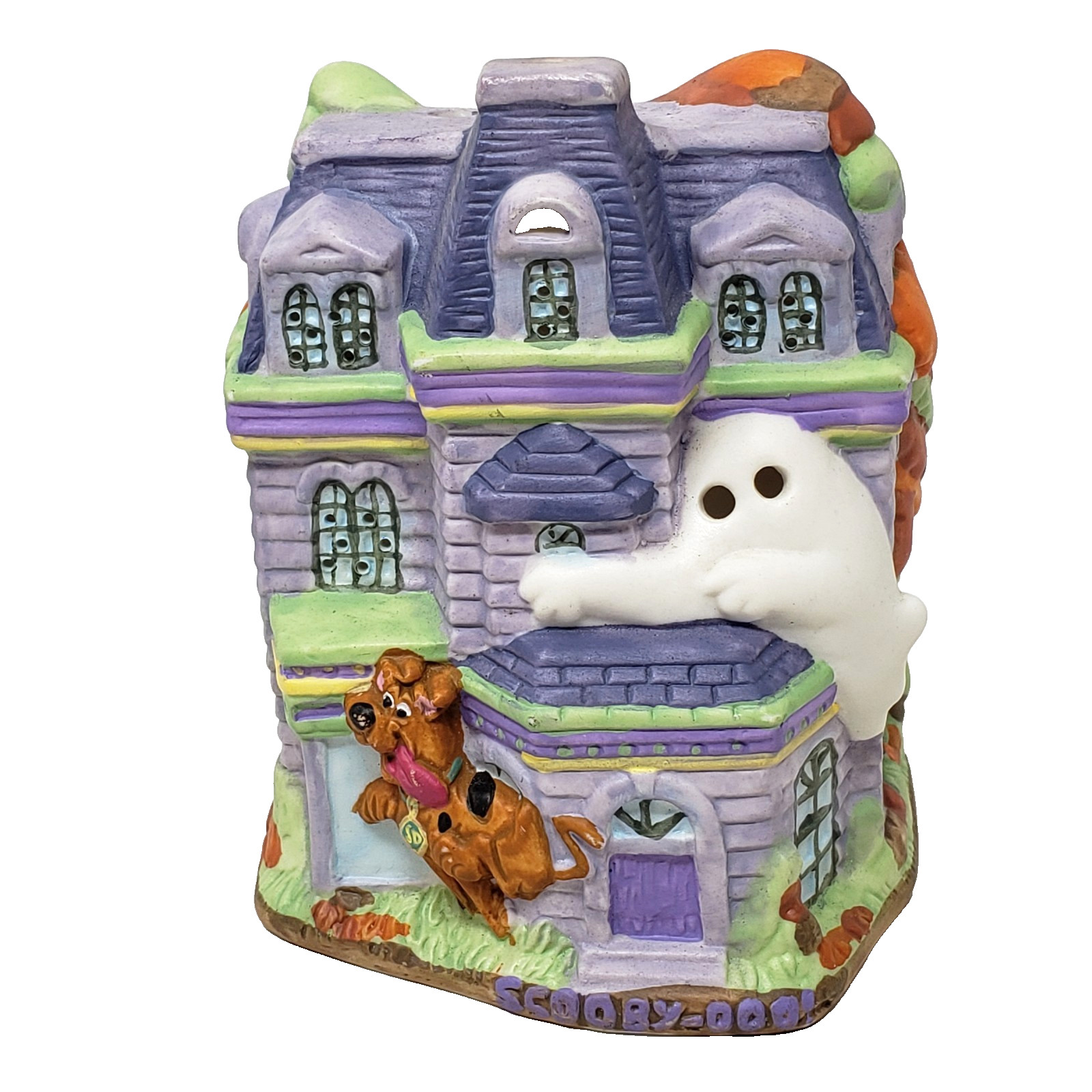 Hanna-Barbera Scooby-Doo Ceramic Halloween Haunted House Tealight Holder 2000