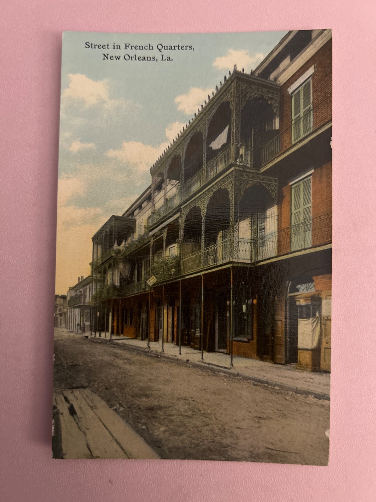 Street in French Quarters, New Orleans LA