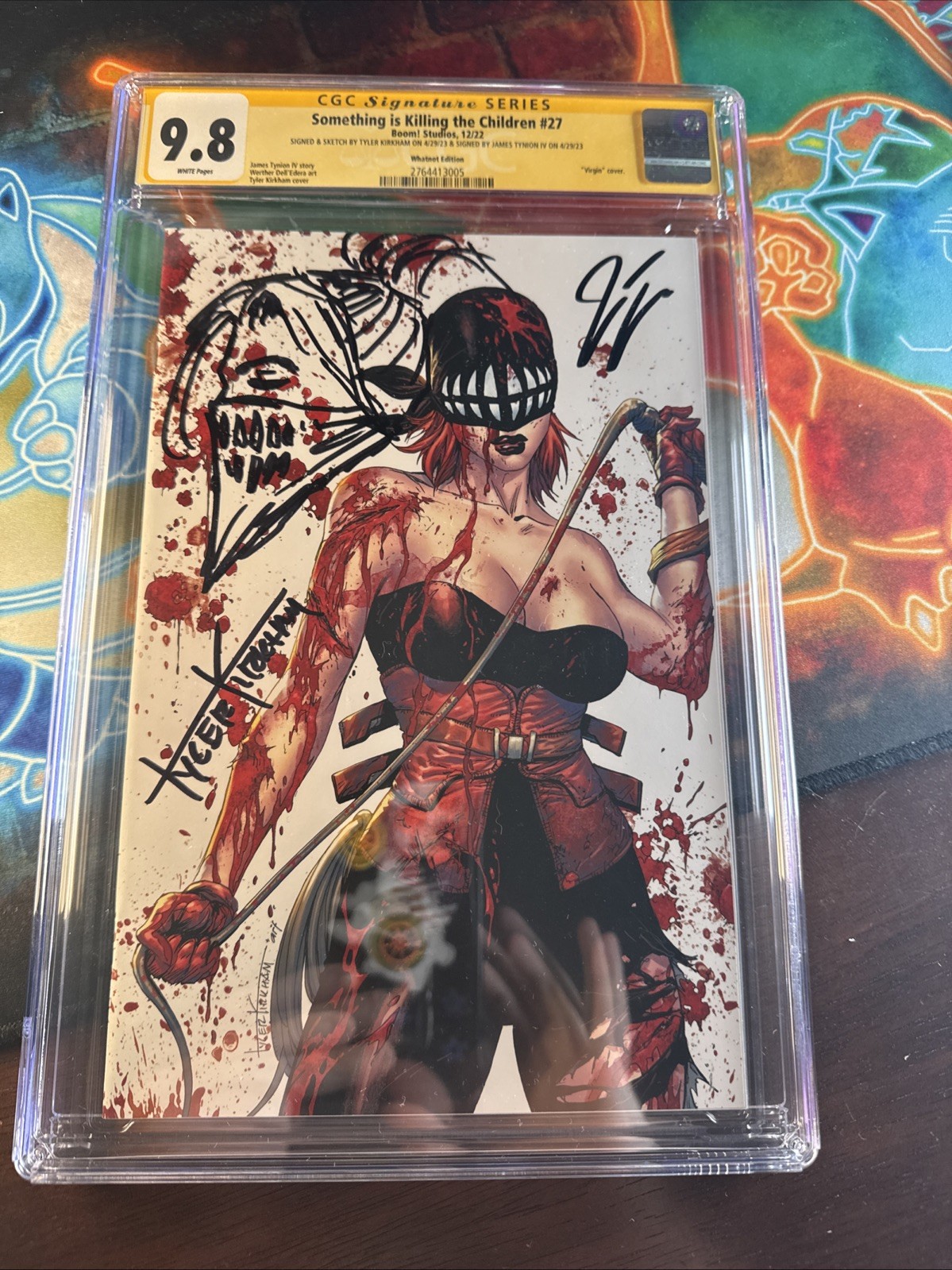🩸Something Is Killing the Children #27 Battle Damage CGC 9.8 Remarked X2 Signed