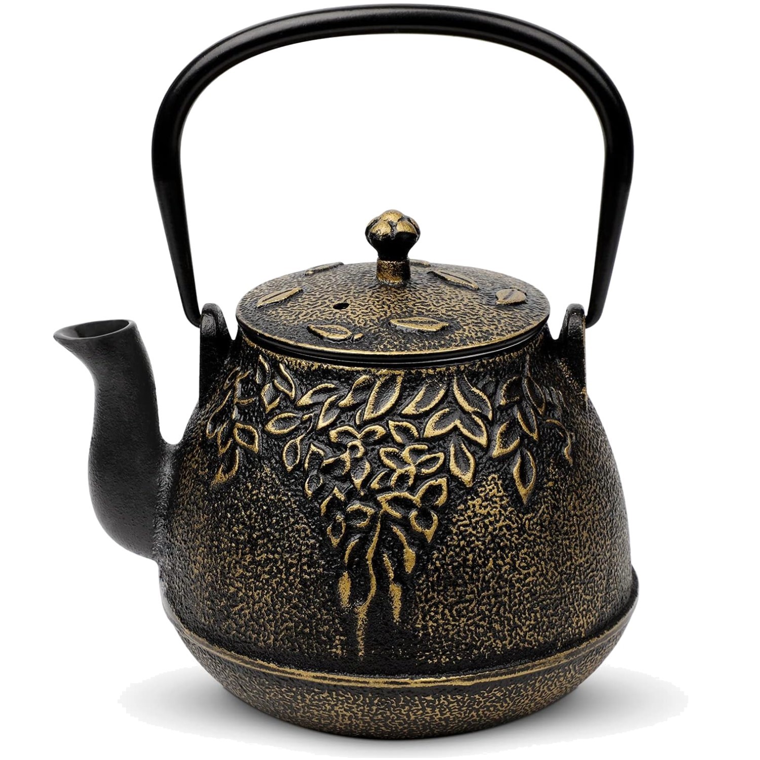 Classic Japanese Cast Iron Teapot - 11 Oz Capacity for Flavorful Tea Experiences