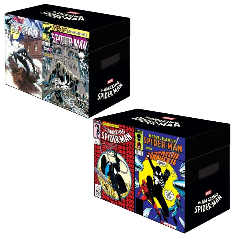 Spider-Man Black Costume Saga (2026) - Marvel Graphic Comic Storage Box - NEW