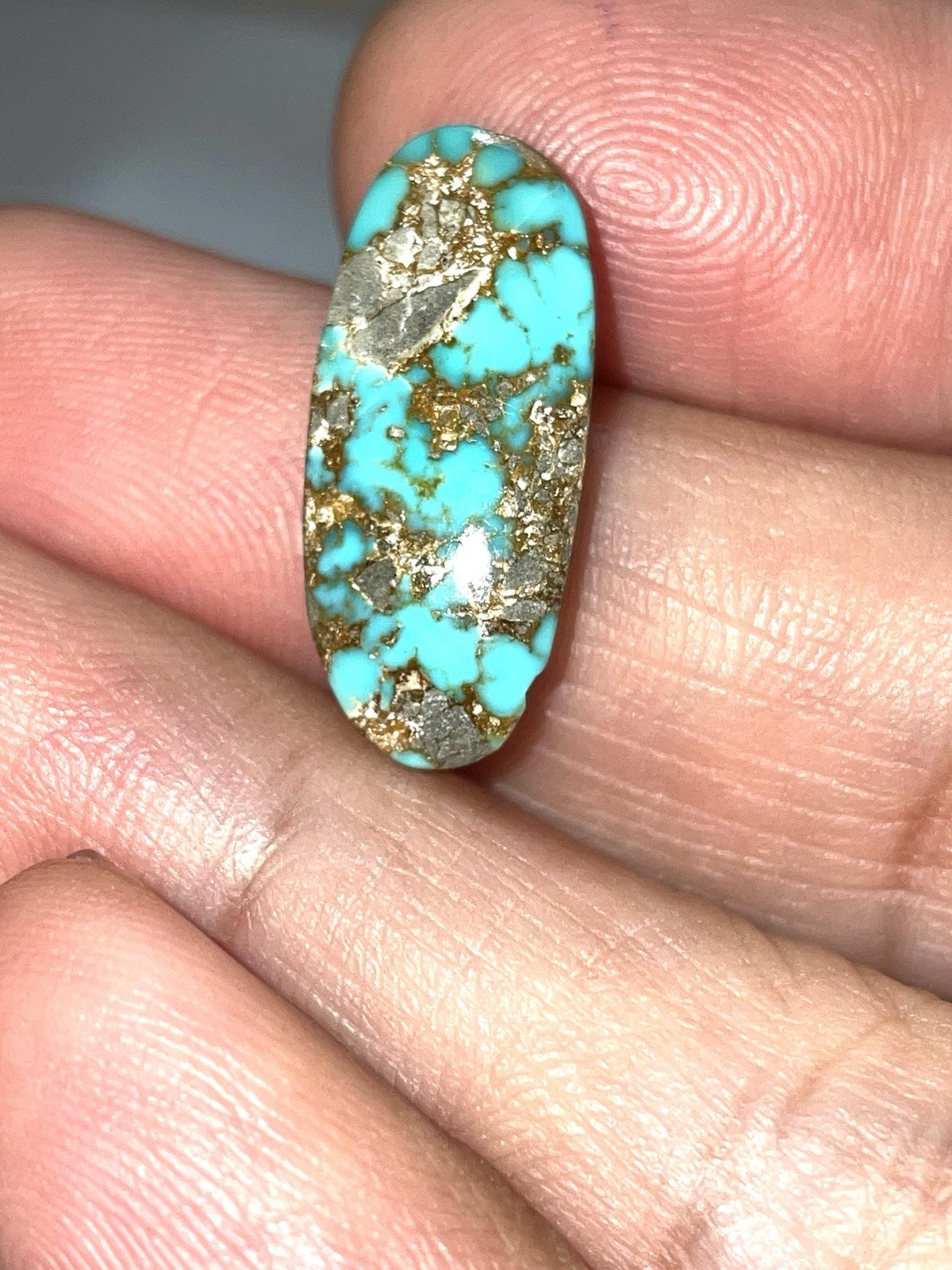 UNIQUE RARE Persian Turquoise BEAD ANCIENT#2