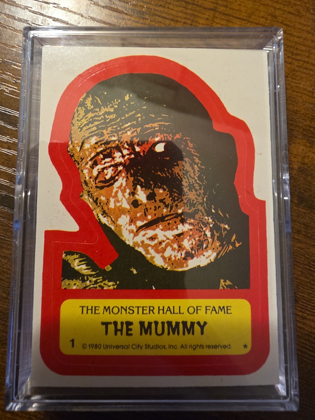 1980 -(22) Card Complete Topps Universal Monsters Hall of Fame Sticker Set- NICE