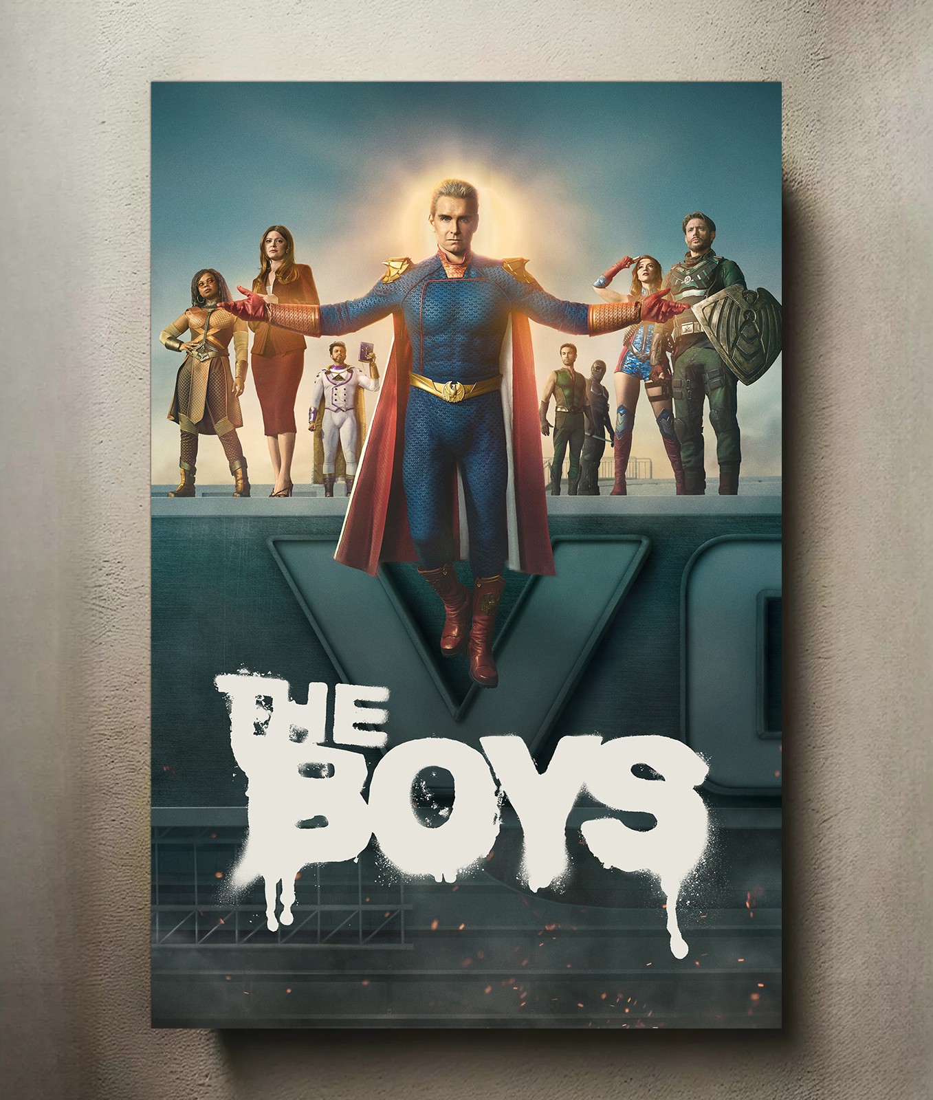 The Boys 8x12 Metal TV Show Poster Sign