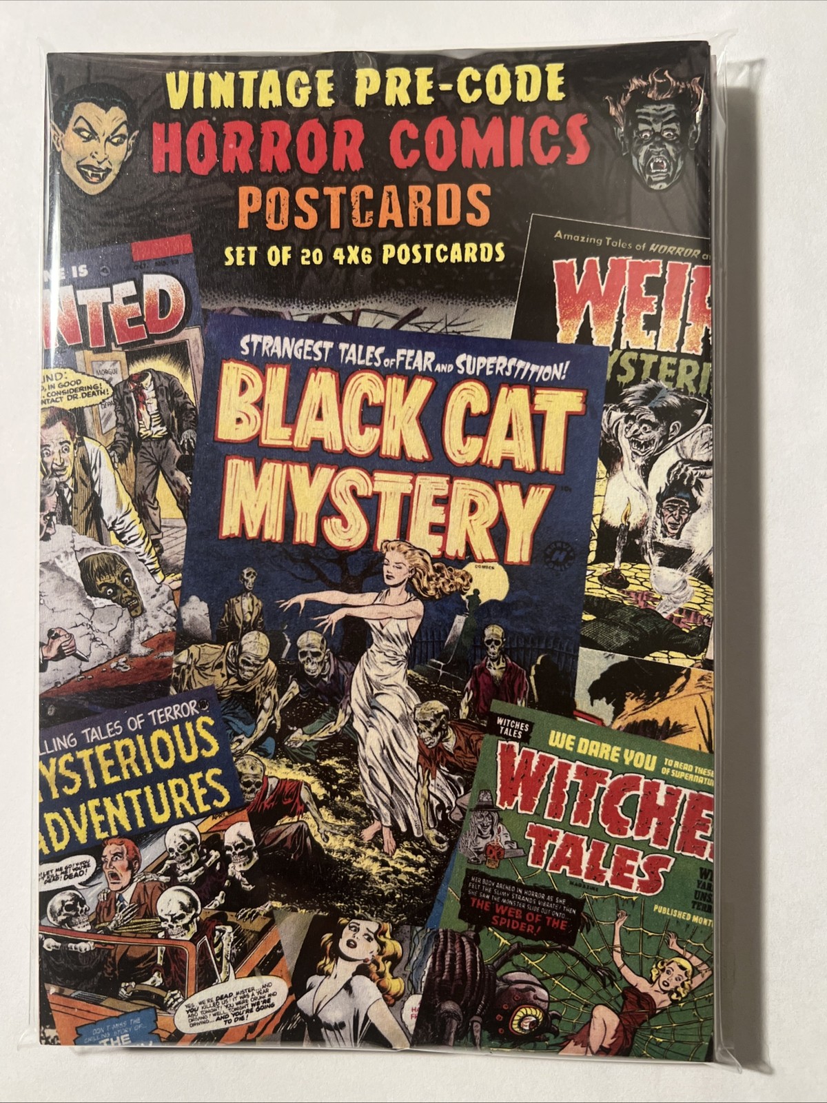 Halloween Vintage Pre-Code Horror Comics Postcards Set of 20 4x6 Asylum Press