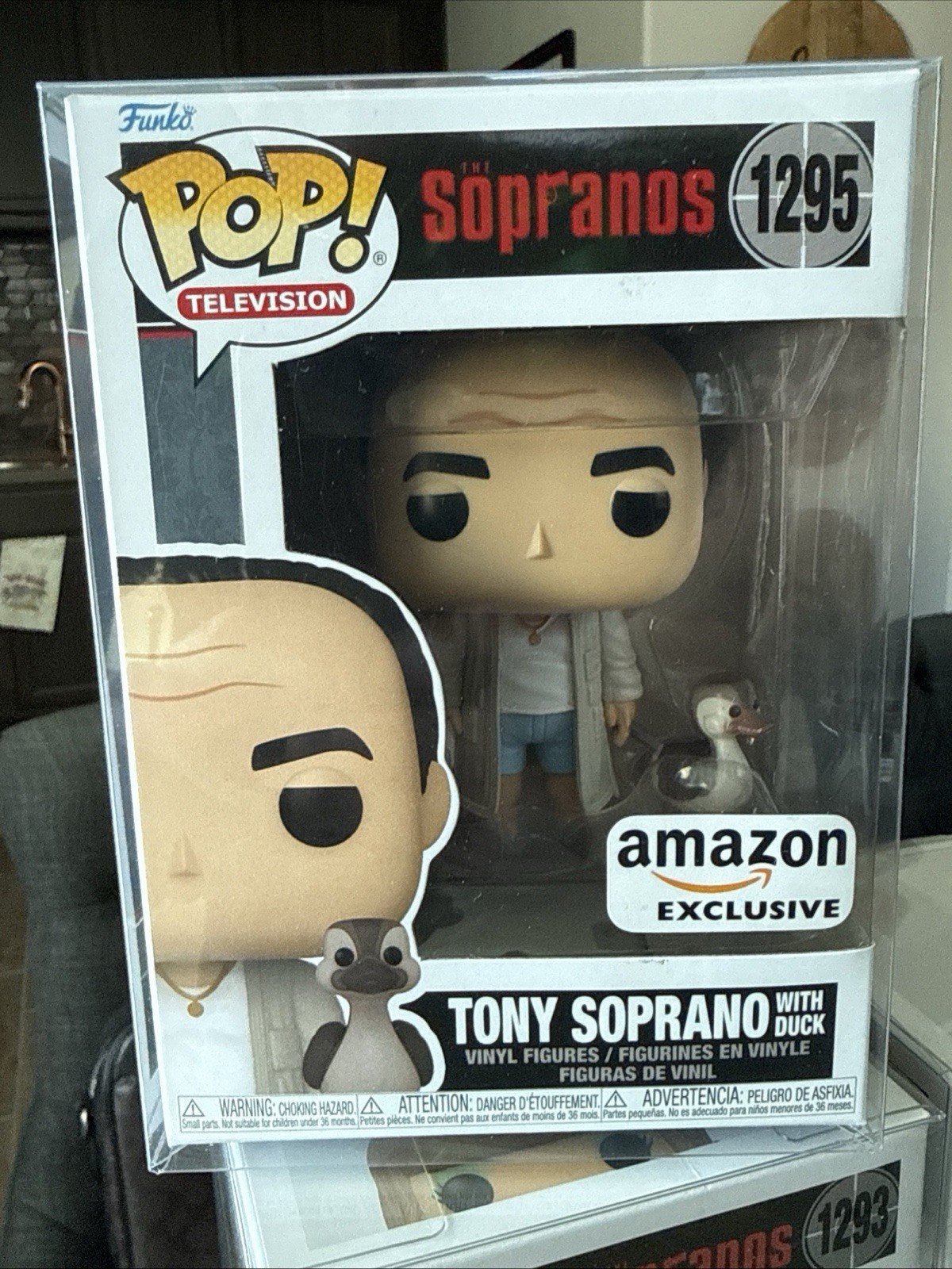 Funko POP Tony Soprano With Duck 1295 The Sopranos Amazon Exclusive