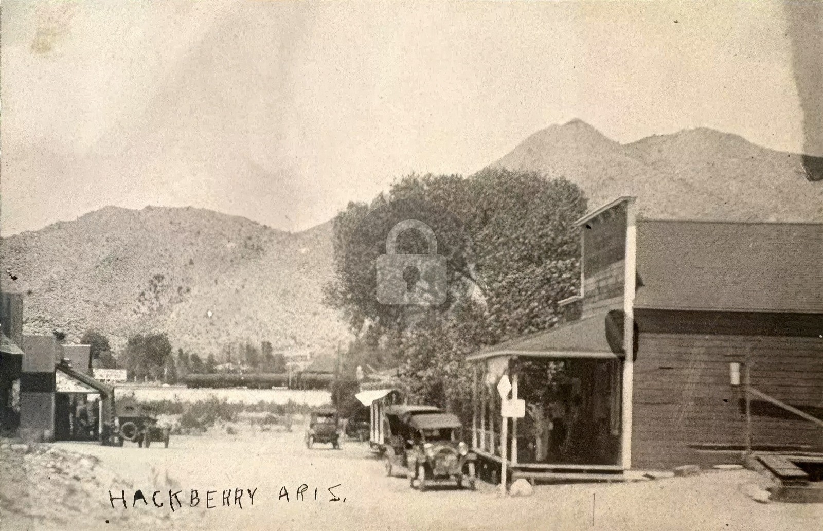 Hackberry AZ Arizona 1904-1918 As-Is Old West Route 66 RPPC Photo Postcard COPY