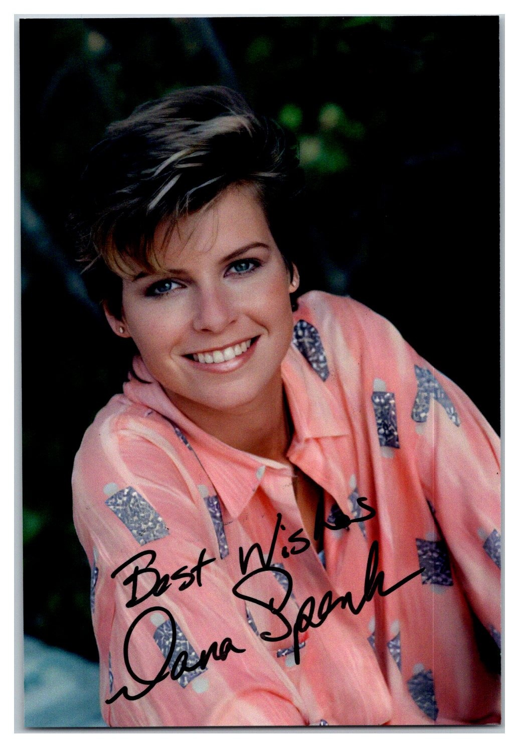 Dana Sparks Young and the Restless Hand Signed 4x6 Photo TD46-1252