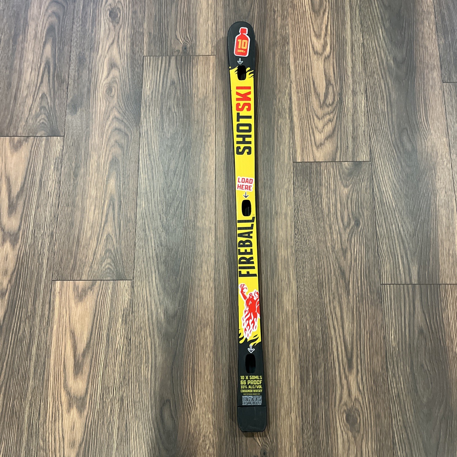 FIREBALL Cinnamon Whiskey Shot SKI Collectible Man Cave Bar Decor 38 Inches 