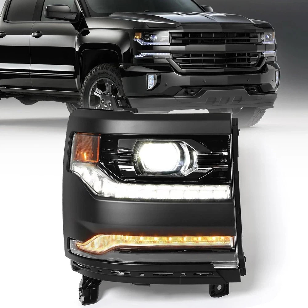 Right Headlight for Chevy Silverado 1500 2016-2018 Silverado 1500 LD