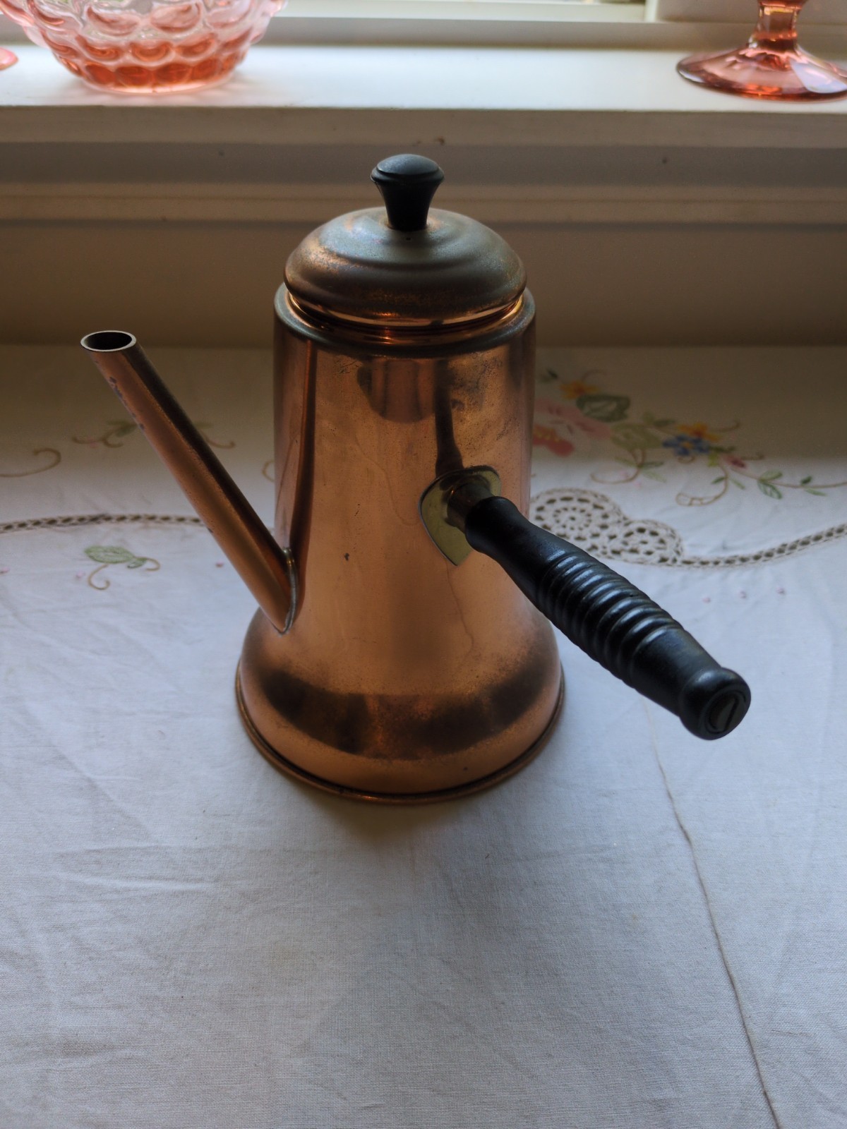 Vintage 60s Coppercraft Guild Copper Clad Coffee/Tea/Chocolate Pot