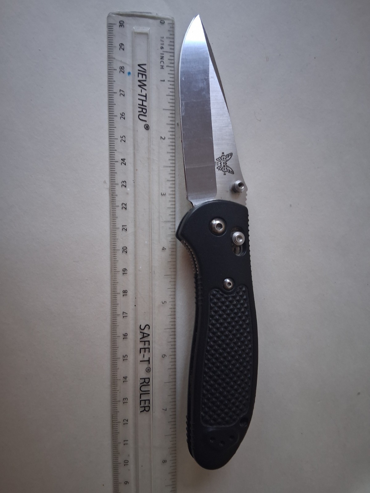 Benchmade 551 griptilian black 154cm Blade Mel Pardue Design 