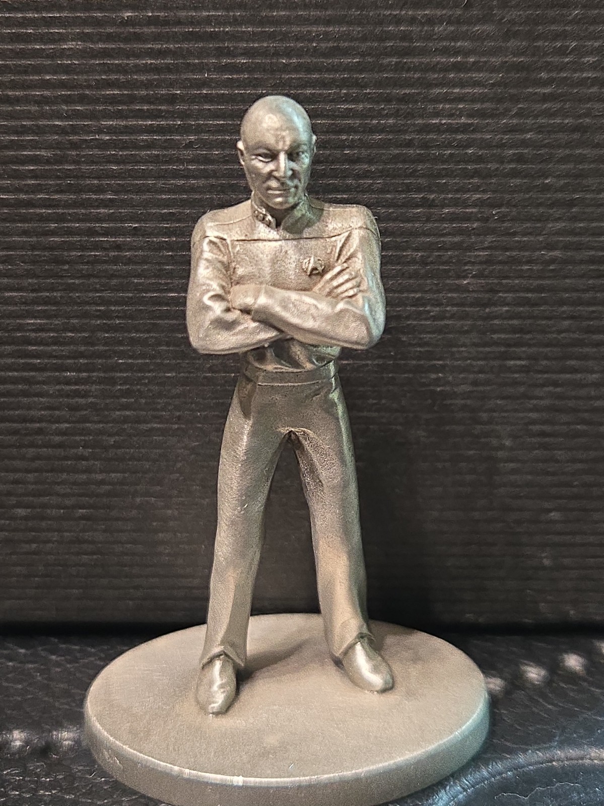 Vintage 1993 Captain Picard Pewter Figurine RF 1762