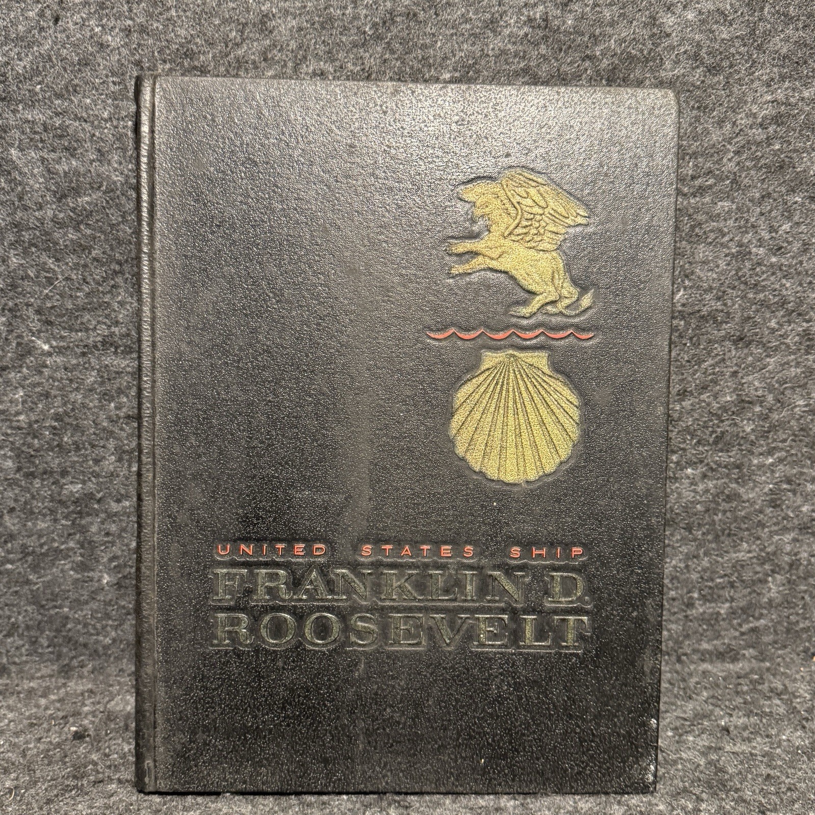 USS Franklin D Roosevelt CVA-42 15th Mediterranean Cruise Book Hardcover 1964