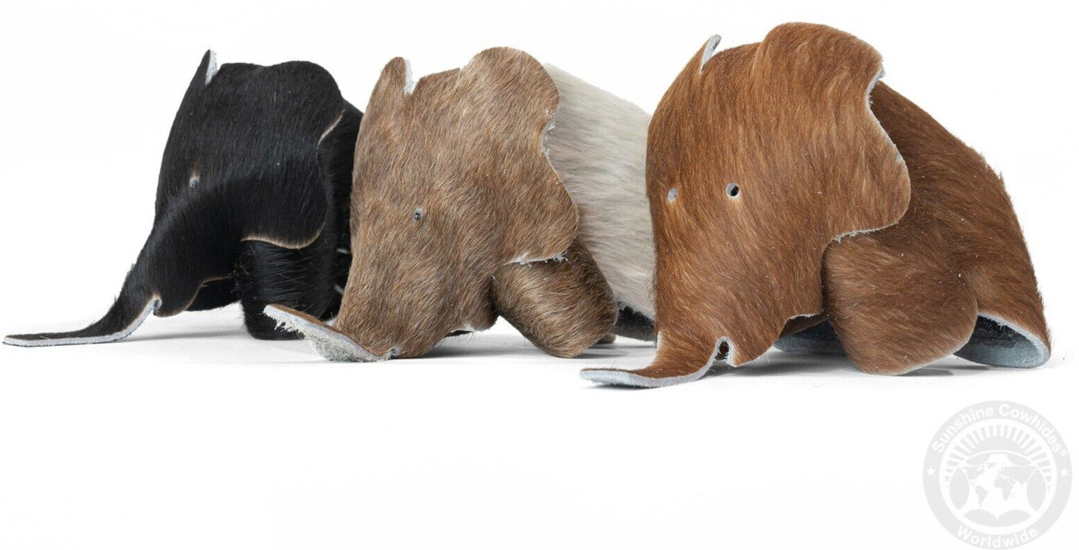 Decorative Handmade Mini Elephant Doll - Assorted Tones