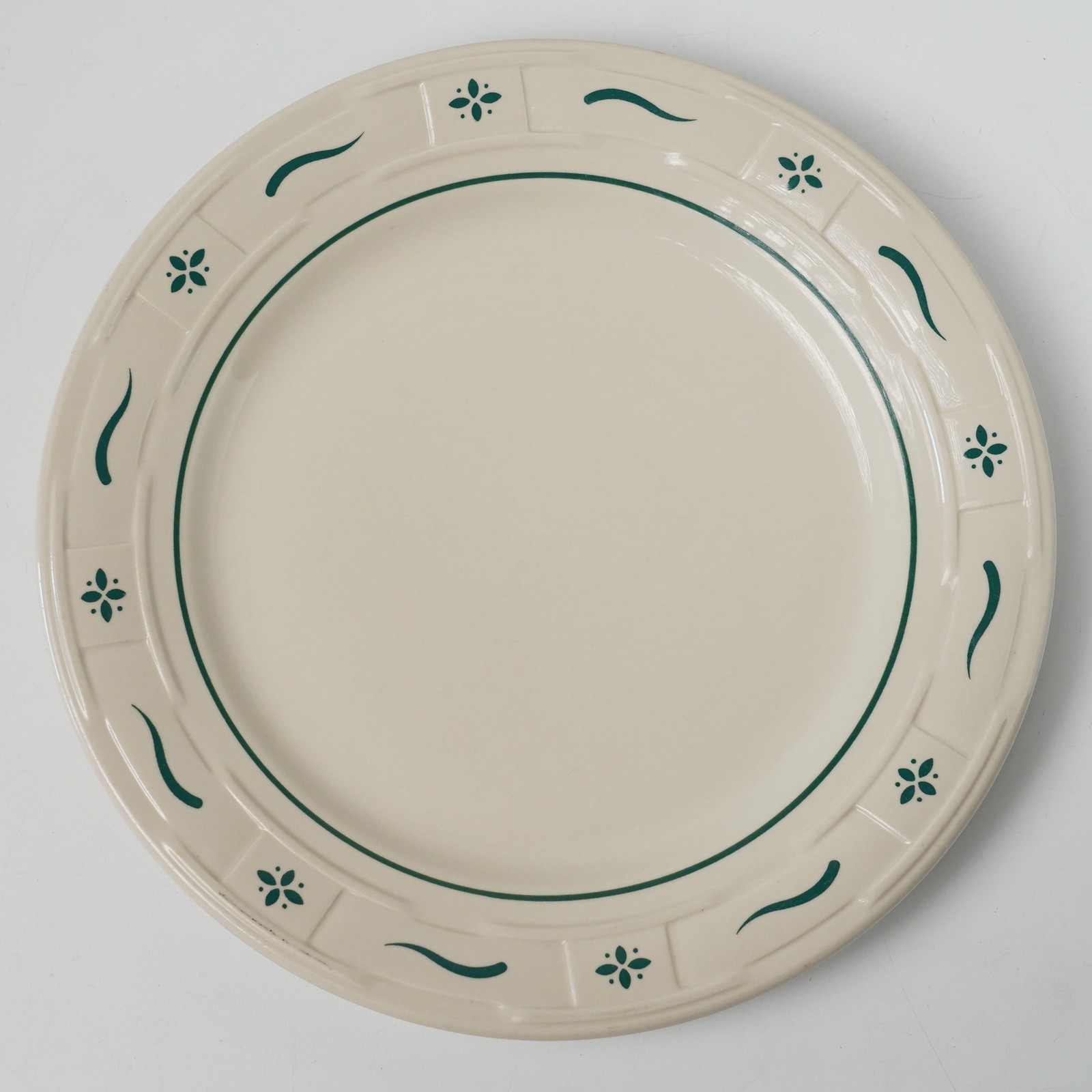 Vintage Longaberger Pottery Woven Traditions Heritage Green 10.25\
