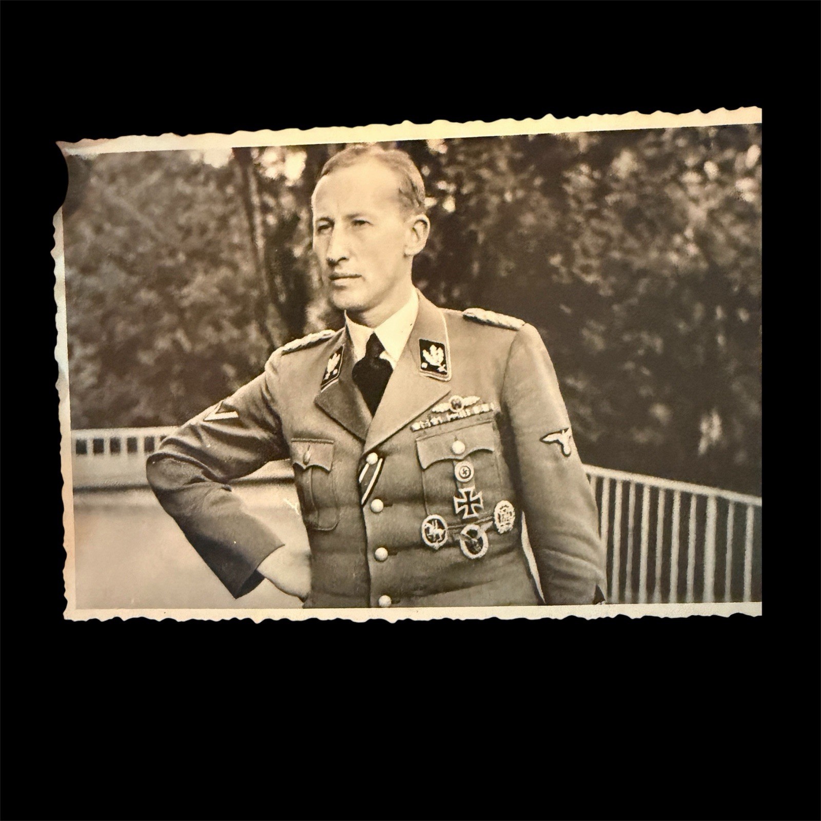 1939-1945 WWII High-Ranking Security Official - Archive Document Photo - MVD