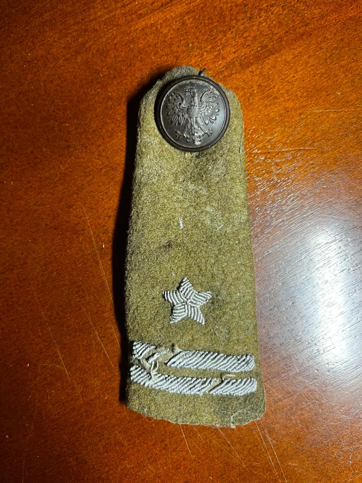 Real InterWar Polish Major Shoulder Board