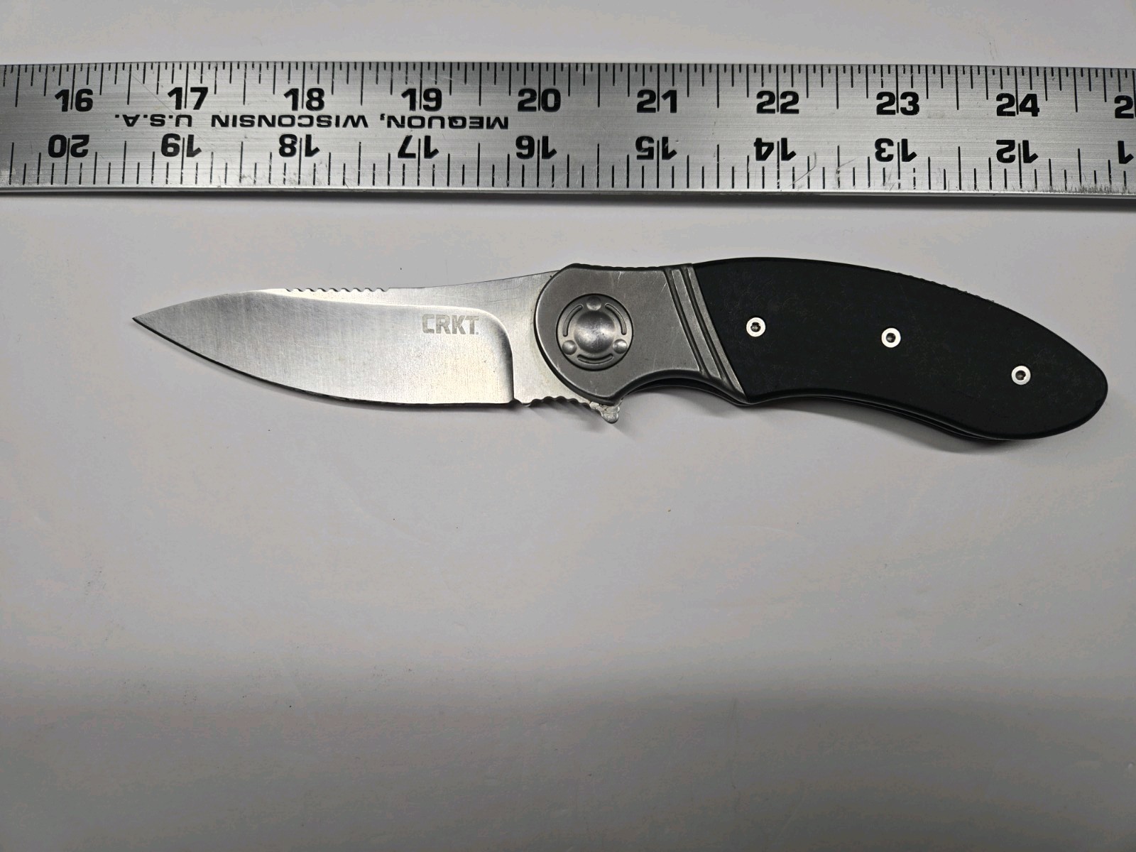 CRKT Hootenanny Folding Knife – Ken Onion Design – IKBS – 8Cr13MoV – Satin Blade