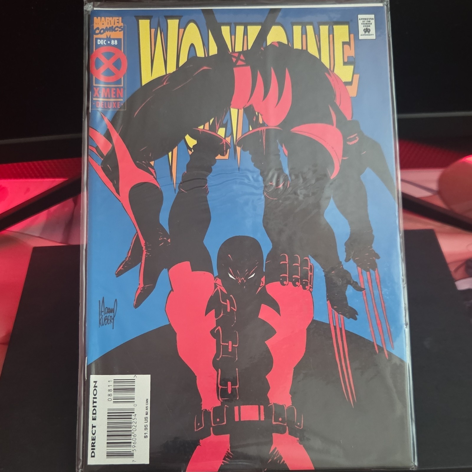 Marvel Comics Wolverine #88 (1988) Direct Edition Claremont Adam Kubert
