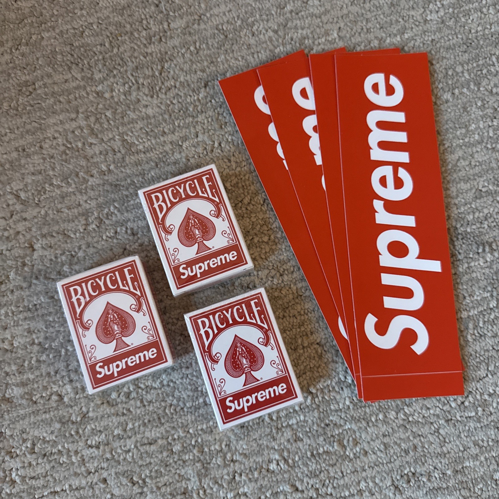 Supreme FW21 Bicycle Mini Playing Cards Brand New Sealed Free Stickers