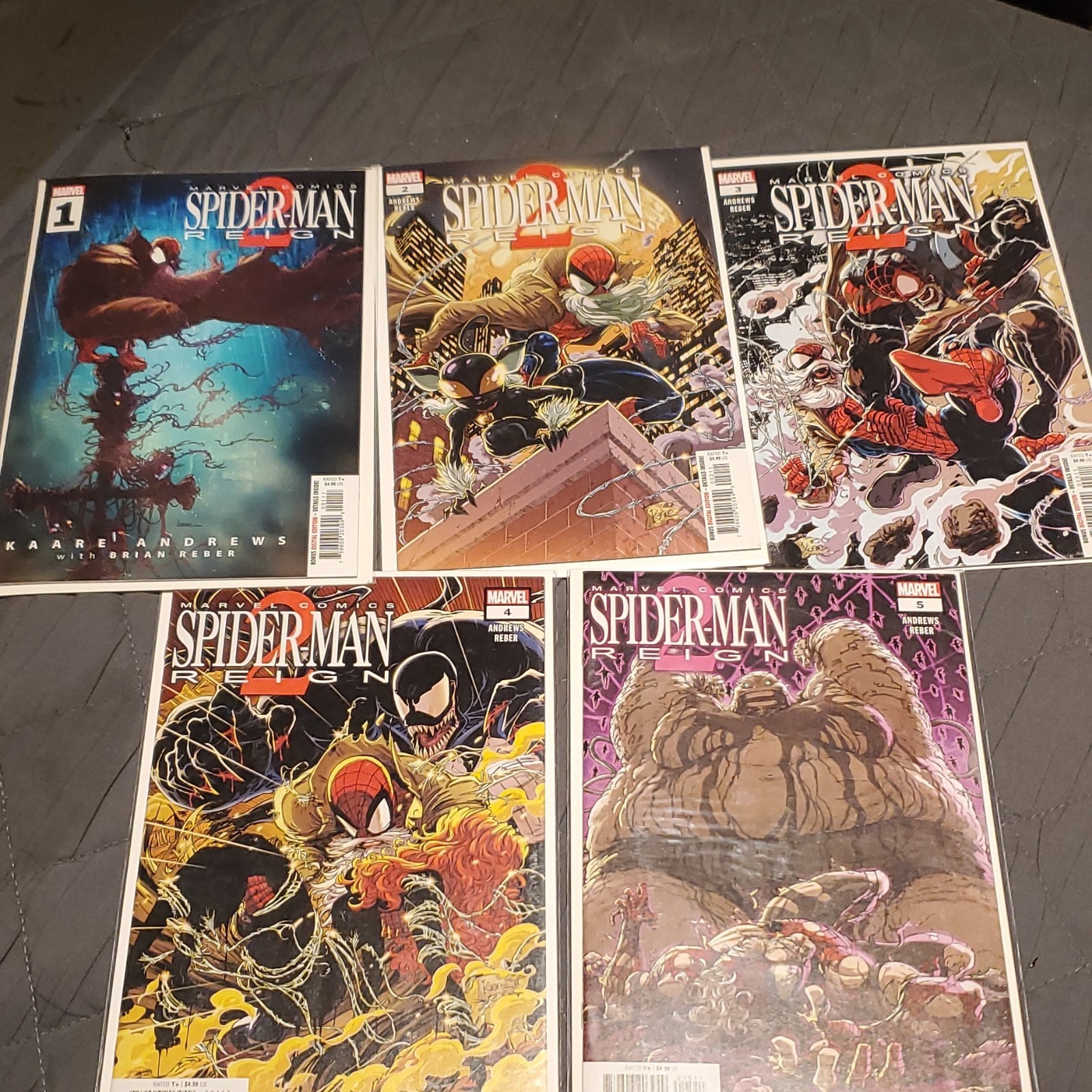 Spider-Man: Reign 2 #1-#5 Complete Series, 1st Print, CVR A