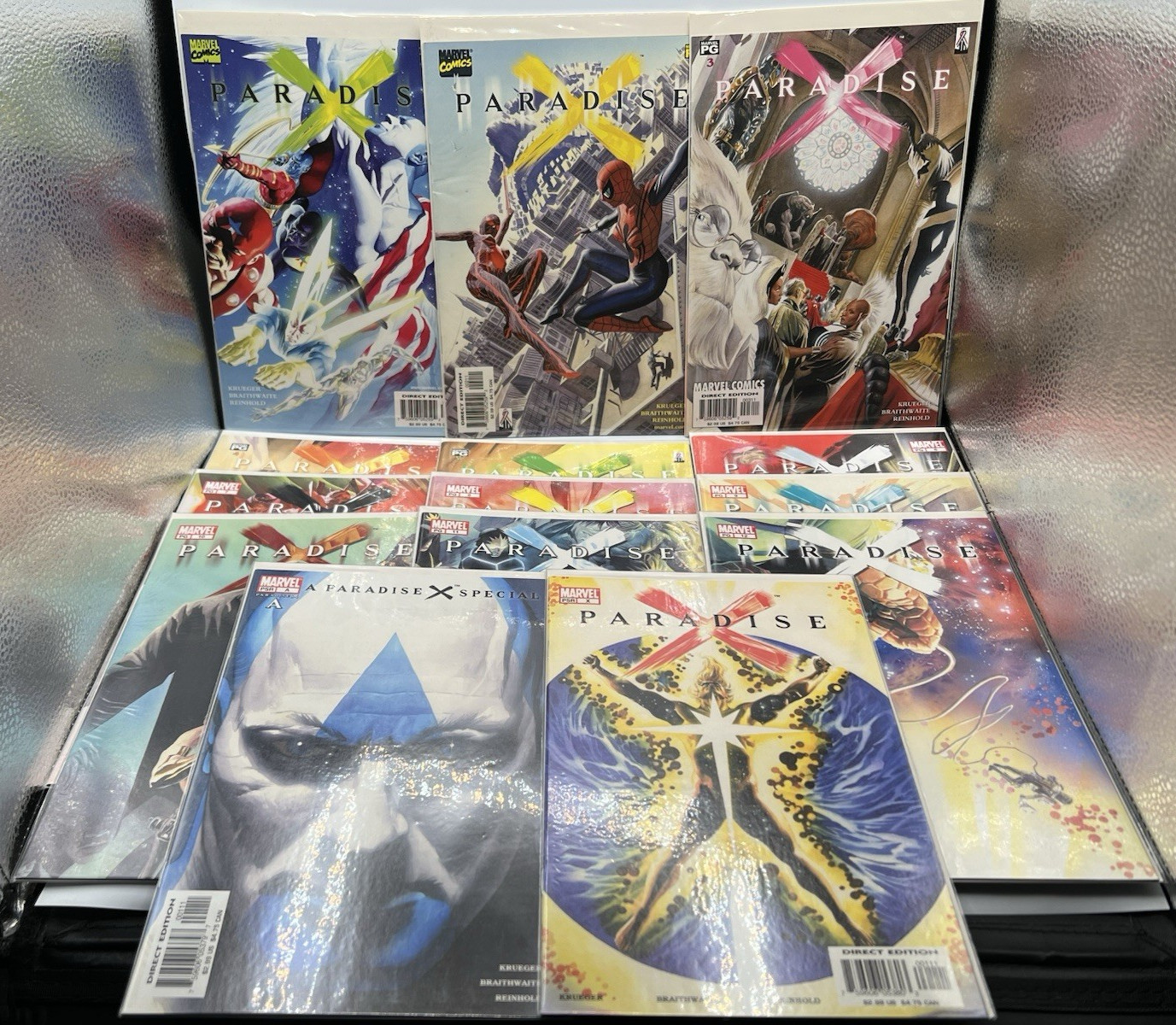 Paradise X Marvel Comics PG 1-12 Plus PSR X and A Lot of 14
