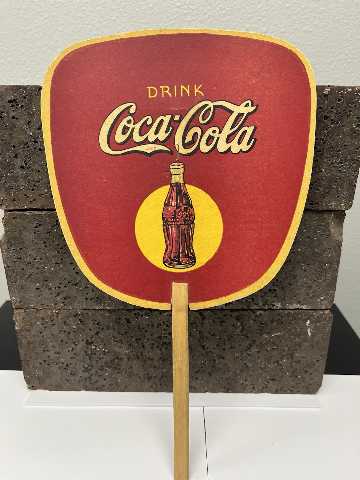 Vintage Original Coca Cola Advertising Fan from 1930’s Great Condition B