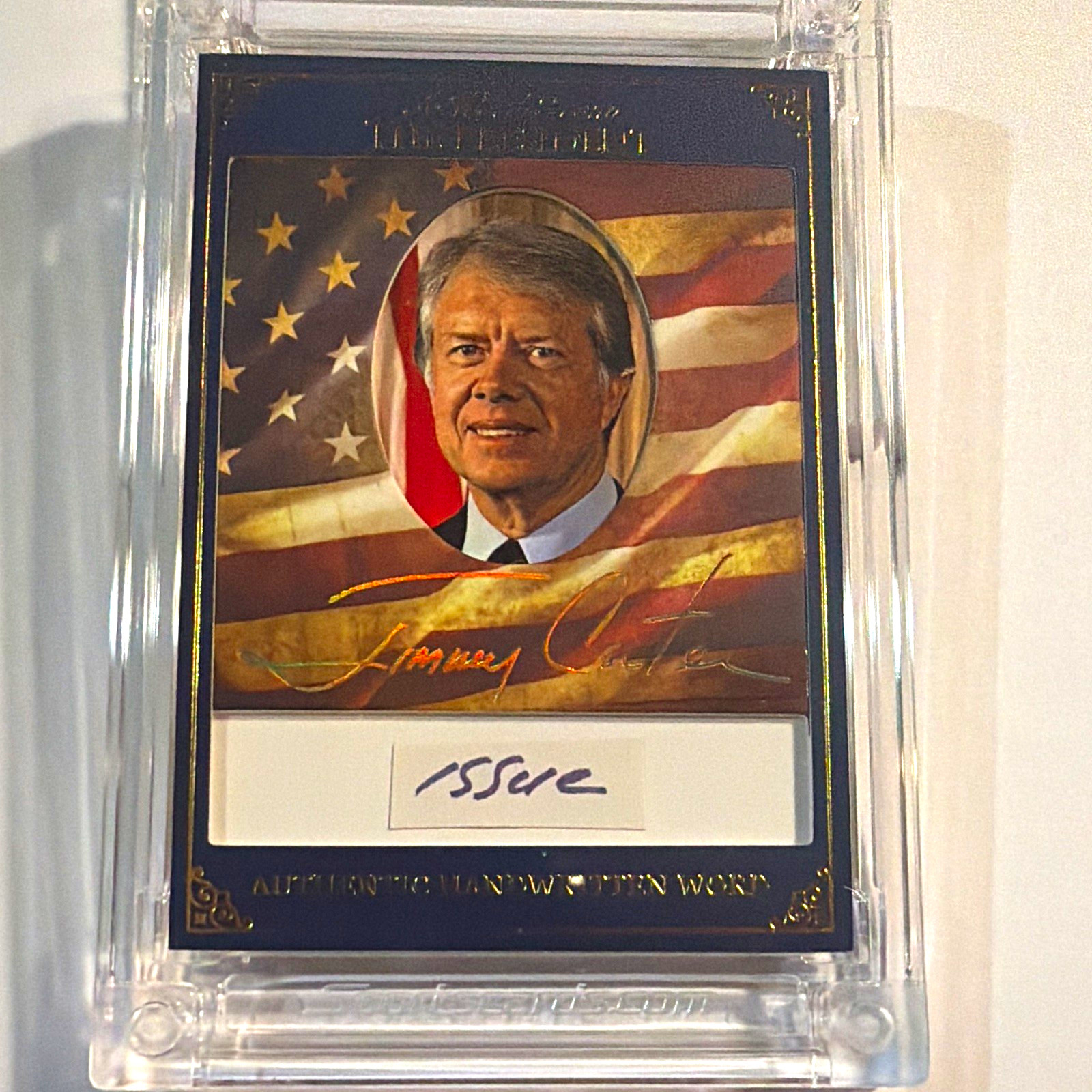 2025 A Word From POTUS President Jimmy Carter Written Relic “Issue” 