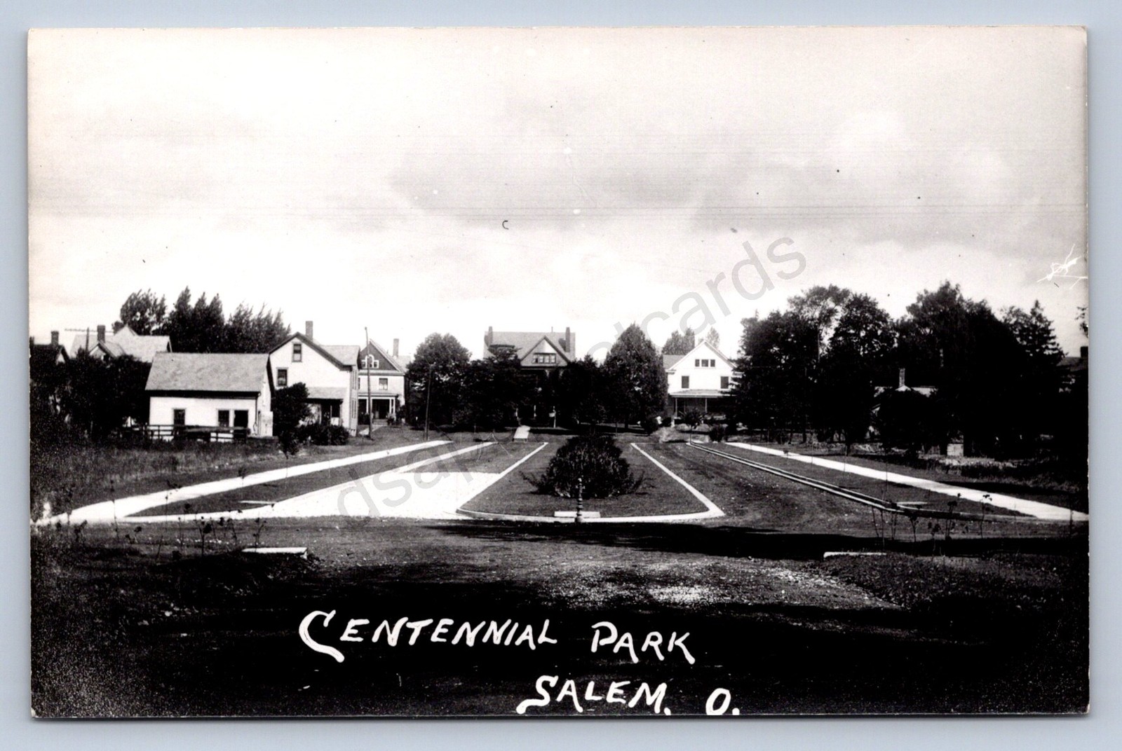 J87/ Salem Ohio RPPC Postcard c1940s Centennial Park Homes  139