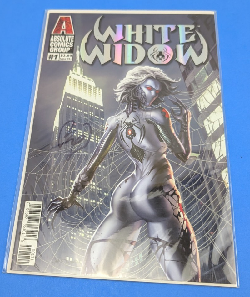 White Widow #1 NM Absolute Comics Signed