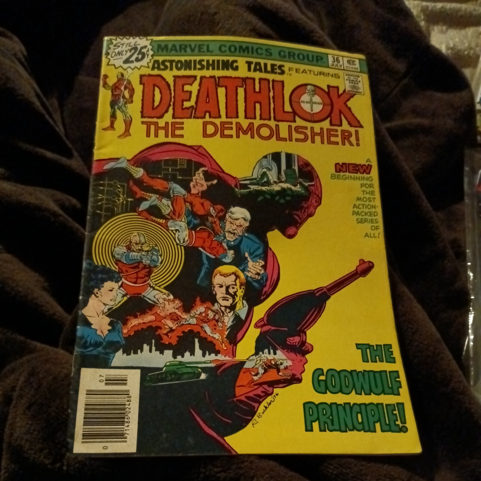 Astonishing Tales #36 deathlock 1st Appearance of Godwulf Marvel 1976 scarce 