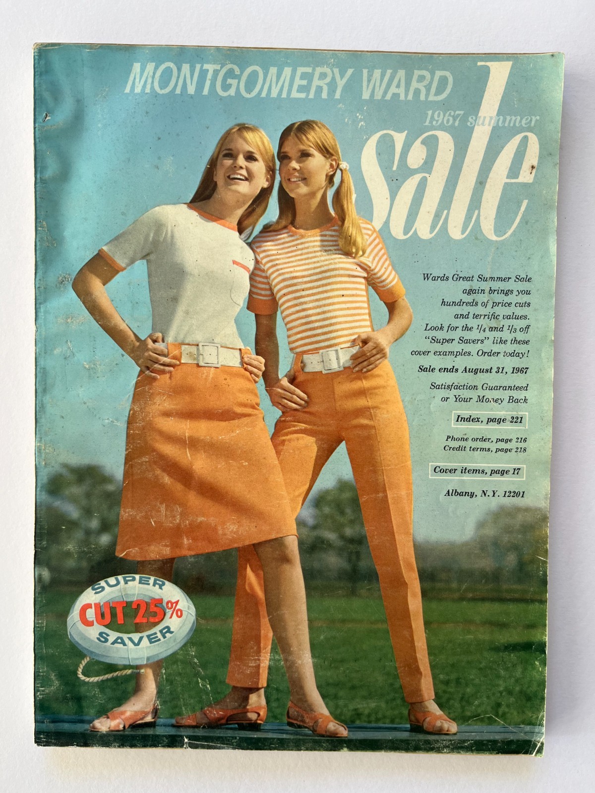 1960\'s MONTGOMERY WARD Department Store 1967 Summer FASHION vintage catalog