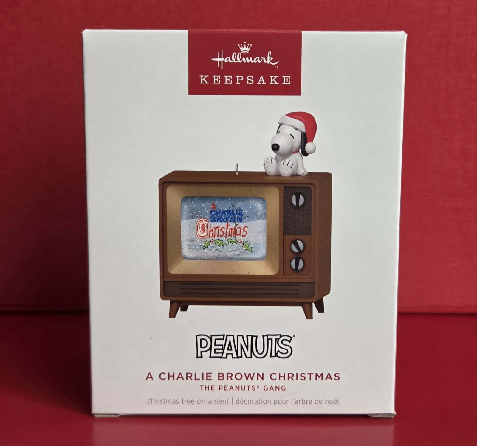 🎦 Hallmark A CHARLIE BROWN CHRISTMAS TV Ornament Plays Video 2026 Peanuts NIB