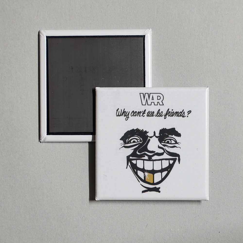 War - Why Can't We Be Friends Album Cover Locker Fridge Magnet