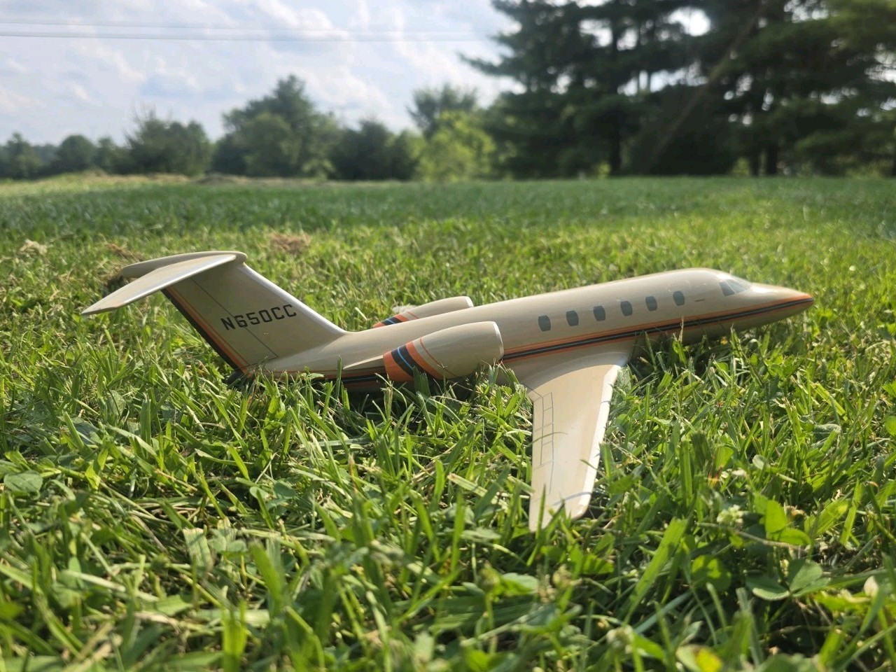 VTG PACMIN CESSNA CITATION DESK MODEL AIRPLANE PACIFIC MIN GOOD CONDITION 
